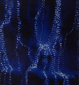 Светодиодная гирлянда водопад, 4м, 5 лучей, синий, TM Scorpio