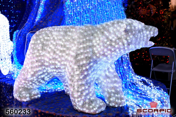 Светодиодная объемная фигура «Медведь», TM Scorpio