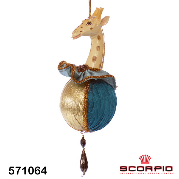 Новогодний шар «Жираф», TM Scorpio