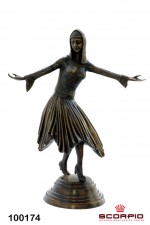 Бронзовая статуэтка «танцовщица»