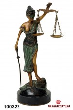 Бронзовая статуэтка «Фемида – Богиня правосудия»