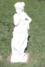 Скульптура из мрамора «Девушка с венком», 120 см