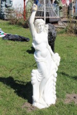Скульптура из мрамора «Девушка», 150 см