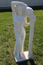 Скульптура из мрамора «Девушка с кувшином», 120см