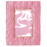Рамка для фотографий тканевая, розовая