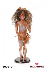 Кукла коллекционная интерьерная «Абориген», 30 см