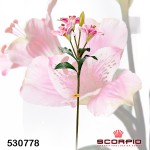 Искусственный цветок «Альстремерия», розовая