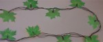 Гирлянда с насадками «Кленовый лист», 5 м, зеленый цвет