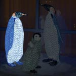 Светодиодная фигура «Пингвин», 107*48 см, белые светодиоды 24 В