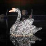 Светодиодная объемная фигура «Лебедь»