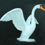 Светодиодная объемная фигура  «Лебедь»