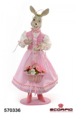 Кукла «Зайчиха», розовая