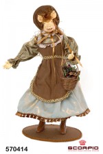 Декоративная кукла «Свинка», 45 см