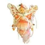 Эльф Новогодний, персиковый, 22 см