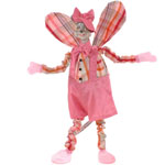 Мышка декоративная в розовых штанишках