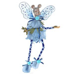 Мышка-фея в голубом костюмчике