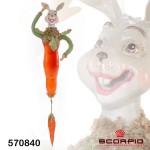 Заяц-эльф «Морковка» декоративный