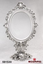 Зеркало овальное (серебрянное покрытие 925 пробы) — LINEA ARGENTI