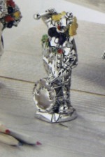 Статуэтка «Клоун», серебряное покрытие 925 пробы  - Marcello Giorgio