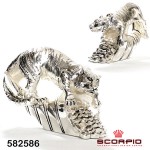 Фигурка «Тигр на роге изобилия», серебряное покрытие 925 пробы — LINEA ARGENTI
