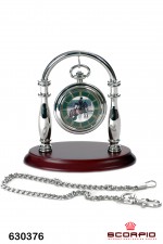 Часы карманные «Жокей» с цепочкой, на подставке