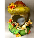 Гнездо декоративное «Кролик возле грибочка»