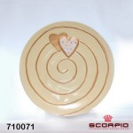 Тарелка керамическая «Сердце»