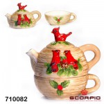 Набор чайный керамический (2 предмета) «Птицы»