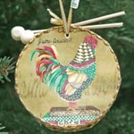 Барабан «Петушок», D 9 см, золото