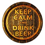 Подсвечник «Keep Calm and Drink Beer» в подарочной коробке