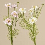 Цветок искусственный «Daisy»,  L: 50 см, полиэстер, в ассортименте 2-а вида