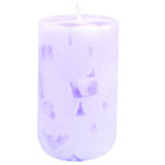 Аромасвеча «Lavander» парафиновая с цветными кубиками, 290г (6,5см/10см)