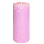 Свеча лавандово-розовый, 15 см