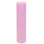 Свеча Лавандово-розовая, 50 см