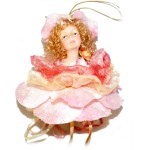 Кукла-фея «Роза», розово-белая