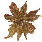 Цветок «Пуансетия» на прищепке