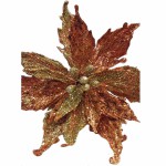Цветок Пуансетия на прищепке