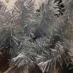 Гирлянда из искусственной хвои 2,2 м серебристая