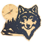 Часы настенные «Волк Хаски»