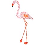 Объемная светодиодная фигура «Розовый фламинго» 70*130 см 488 белых светодиодов 24В
