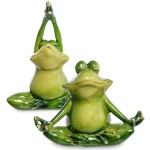 Комплект фигурок «Лягушки йоги»