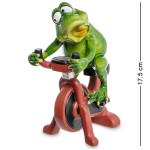 Фигурка «Лягушка на велотренажере»