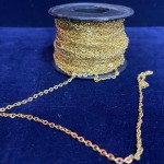 Ланцюг декоративний колір золото ітонкий