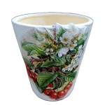 Горщик кераміка 14,5*14,5*17 см Ягідка