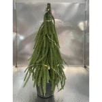 Ялинка з електрогірляндою на батарейках 27 см