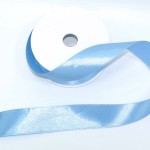 Лента сатин, 25 мм*9,3м голубой, Цена за 1 м