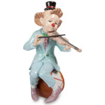 Фигурка «Клоун со скрипкой», керамика, ТМ «Pavone» (Италия)