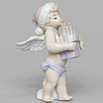 Фигурка «Ангел с подарками», керамика, ТМ «Pavone» (Италия)